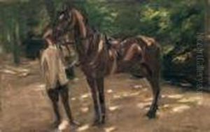 Reitknecht Mit Pferd Reitknecht Mit Pferd