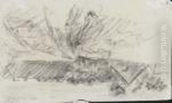 Bauernhaus (recto), Landschaft (verso) - view 1