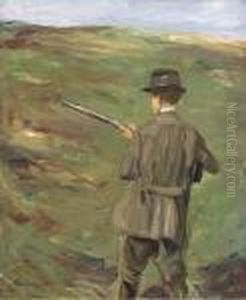 Der Jager In Den Dunen by Max Liebermann