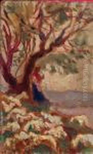 Pastorella Con Gregge - view 1