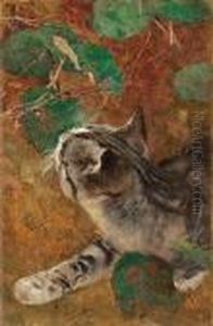 Cat by Bruno Andreas Liljefors