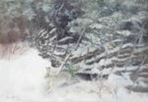 Ahare In A Winter Landscape