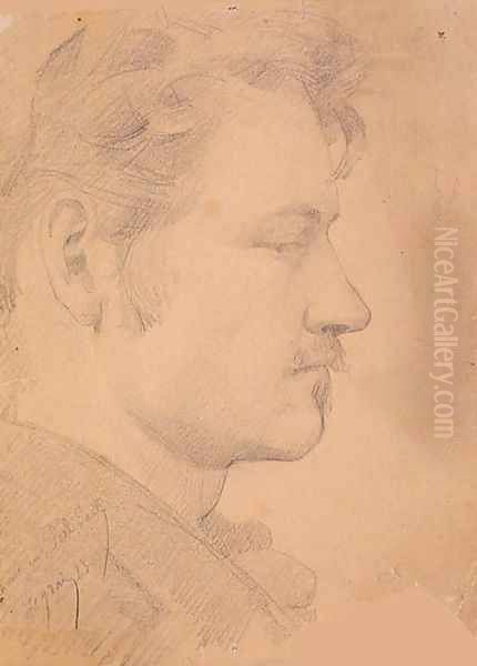 Portrait of Paul Peel - view 1