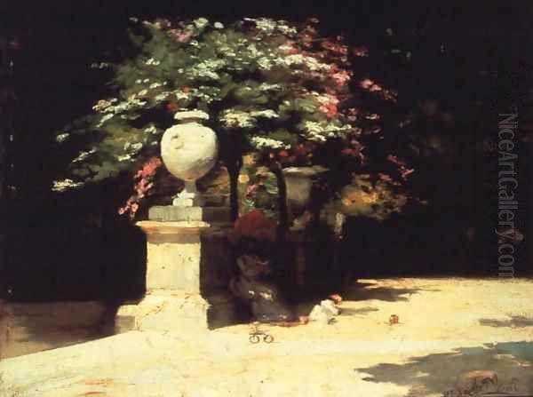 The Luxembourg Gardens 1890 - view 1