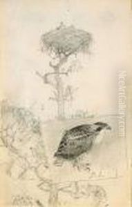 Fiskgjusboet by Bruno Andreas Liljefors
