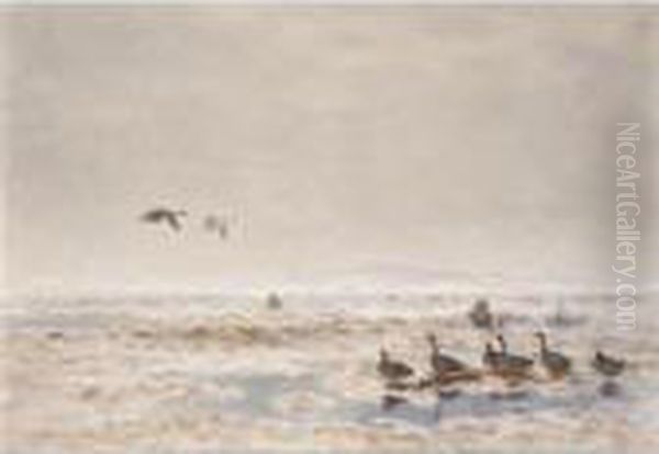 Flyttfaglar (migrating Wild Geese) - view 1