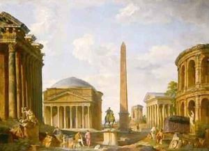 The Colosseum and other Monuments, 1735 by Giovanni Paolo Panini