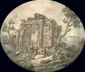 Architectural Ruins by Giovanni Paolo Panini