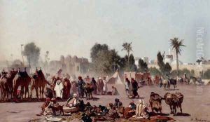 The Traders by Alberto Pasini