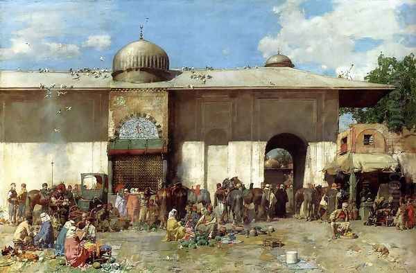A Market Scene - view 1