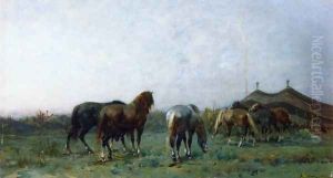 An Arab Enbampment by Alberto Pasini