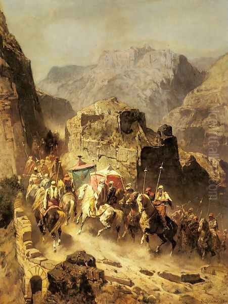 An Arab Caravan - view 1
