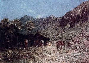 Campement arabe by Alberto Pasini