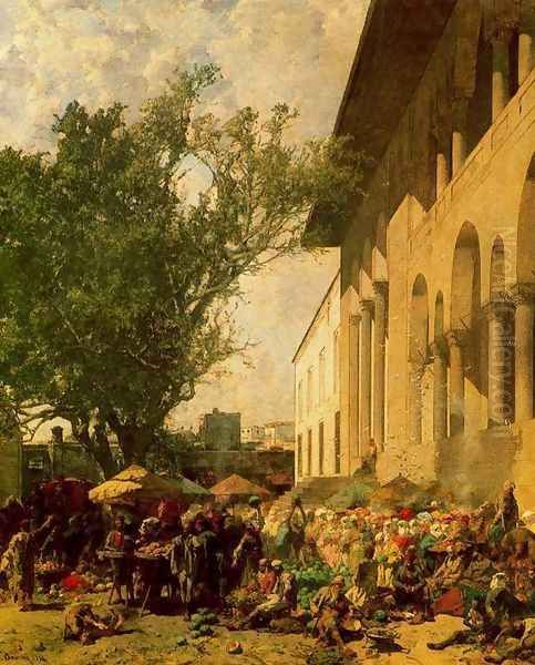 Market at Constantinople - view 1