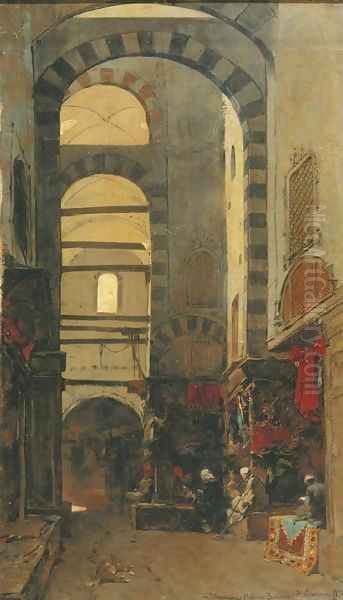 A quiet afternoon at the bazar - view 1