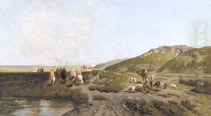 Retreat after the drink, Tripoli by Alberto Pasini