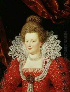 Portrait of Marie de Medici 1573-1642 by Scipione Pulzone
