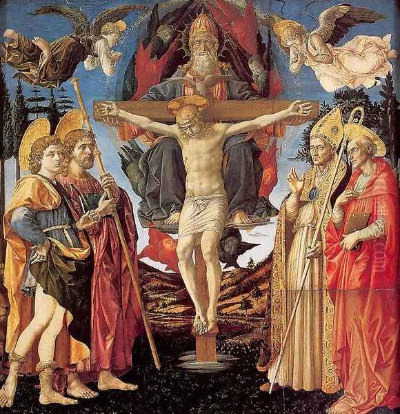 The Trinity and Four Saints 1455-60 - view 1