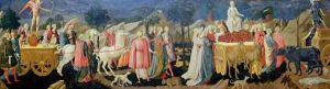The Triumphs of Love, Chastity and Death, c.1448 by Pesellino