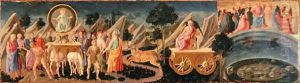 The Triumphs of Fame, Time, and Eternity, c.1450 by Pesellino