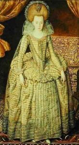 Portrait of Queen Elizabeth of Bohemia 1596-1662 by Robert Peake