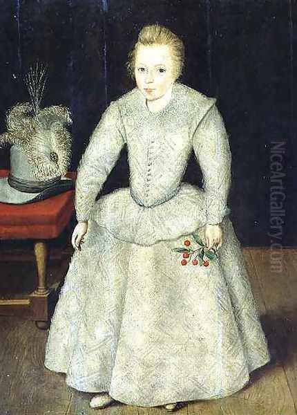 Portrait of a young boy, traditionally called Henry, Prince of Wales 1594-1612, eldest son of King James I of England - view 1