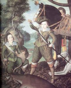 Henry, Prince of Wales, in the Hunting Field 1606-07 by Robert Peake