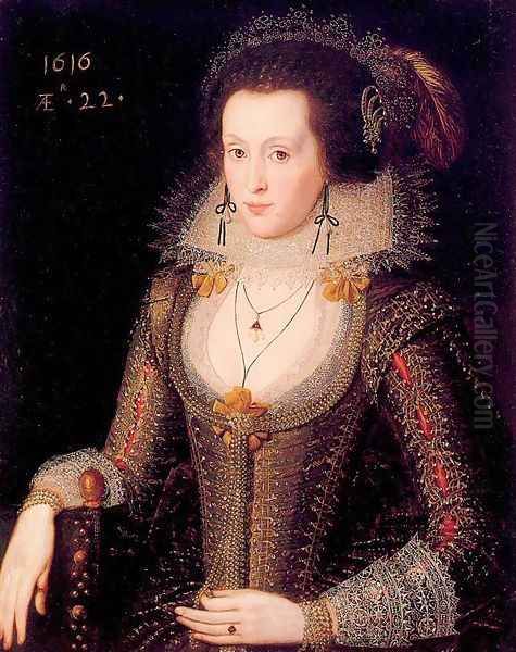 Elizabeth Poulett 1616 - view 1