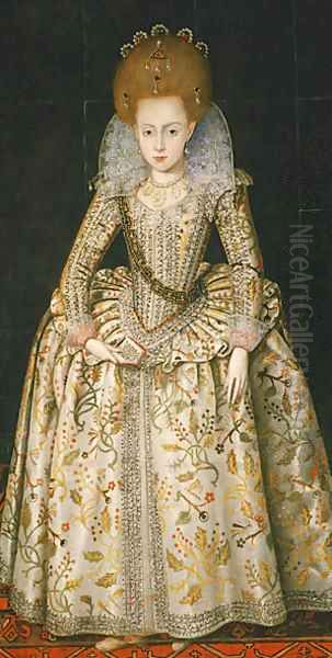 Princess Elizabeth Later Queen of Bohemia ca 1606 - view 1