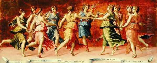 Dance of Apollo with the Nine Muses - view 1