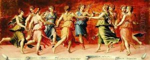 Dance of Apollo with the Nine Muses