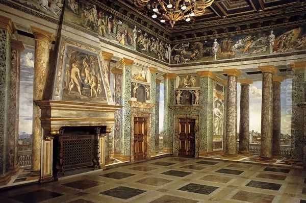 Perspective view of the Sala delle Prospettive - view 1