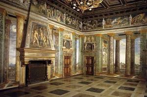 Perspective view of the Sala delle Prospettive