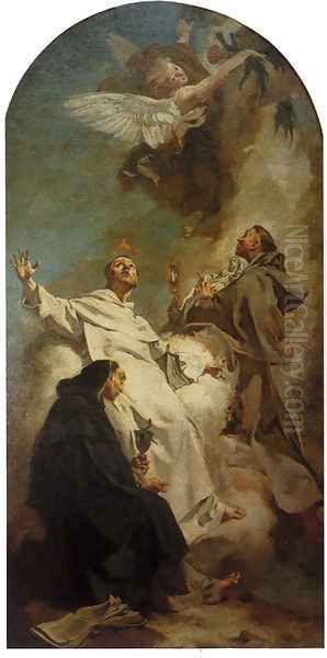 Saints Louis Bertrand, Vincent Ferrer, And Hyacinth - view 1