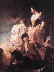 Idyll at the Coast c. 1741 by Giovanni Battista Piazzetta