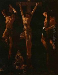 Christ Crucified between the Two Thieves by Giovanni Battista Piazzetta