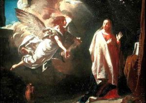 The Annunciation by Giovanni Battista Piazzetta