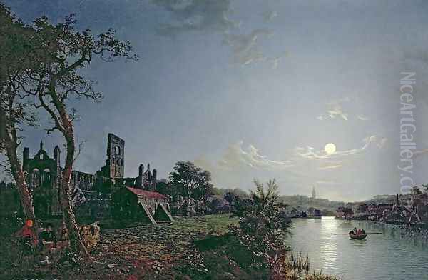 Morning with a View of Kirkstall Abbey - view 1