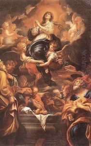Assumption of the Virgin 1676 by Domenico Piola