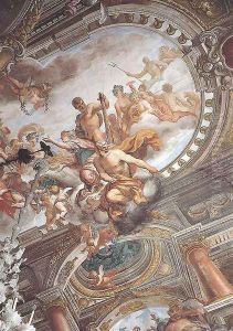 Janus and Hercule with Peace 1670s by Domenico Piola