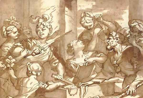 Achilles and the Daughters of Lycomedes - view 1