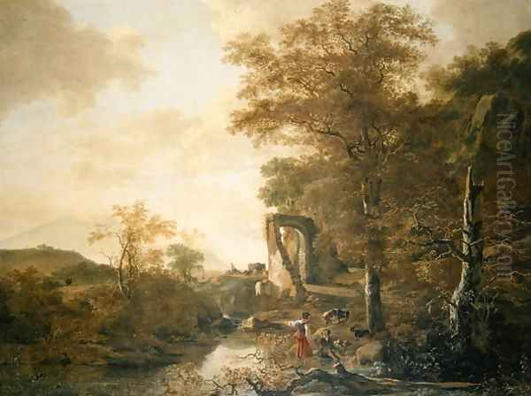 Landscape with Arched Gateway, c.1654 - view 1