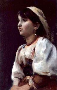Italian Girl, c.1890 by James Paterson