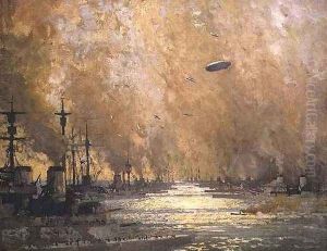 The German Fleet after Surrender, Firth of Forth, November 1918