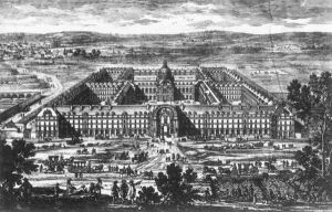 View and Perspective of the Hotel de Mars (Les Invalides) by Gabriel Perelle