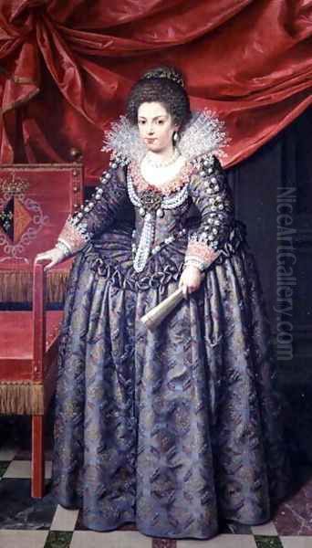 Portrait of Elizabeth of France 1602-44 daughter of Henri IV and Marie de' Medici, 1611 - view 1
