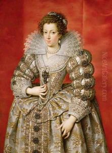 Anne of Austria 1601-66 by Frans Pourbus the younger