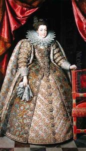 Portrait of Elisabeth of France 1602-44 1615 by Frans Pourbus the younger