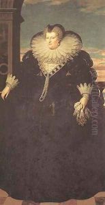 Marie des Médici, Queen of France 1617 by Frans Pourbus the younger