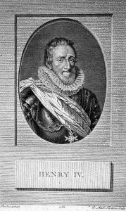 Henri IV 1553-1610, engraved by Pierre Alexandre Tardieu 1756-1844, 1783